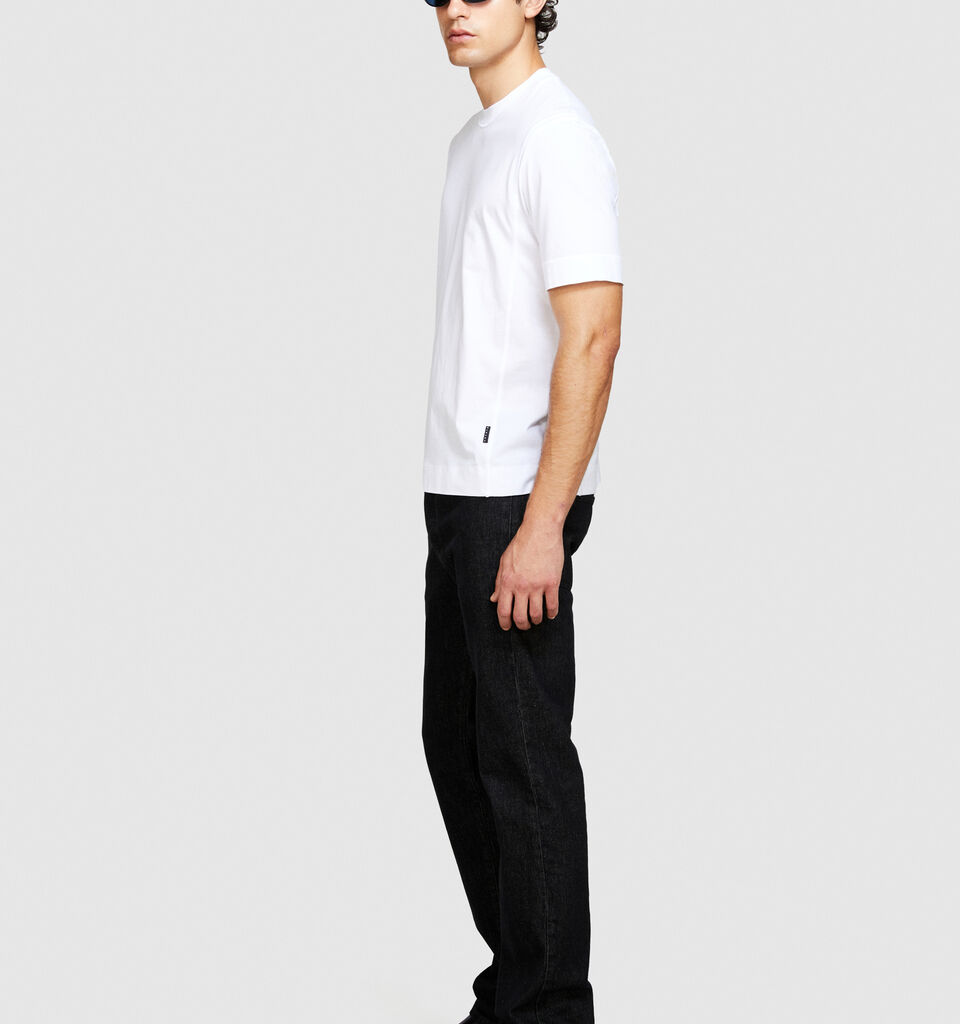 Solid color t-shirt - men's short sleeve t-shirts - White | Sisley image number 2